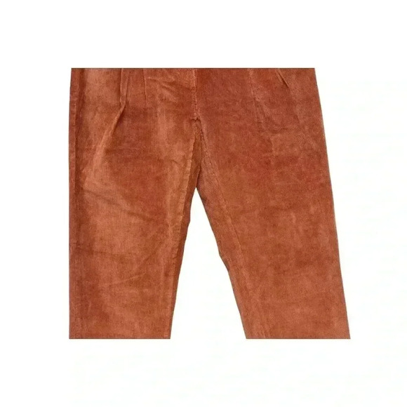 NWT Alison Sheri Corduroy Pants Size XS Pleated Straight Leg Academia Preppy - Picture 3 of 13